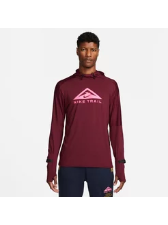 Лонгслив running top Dri-FIT Trail dark red