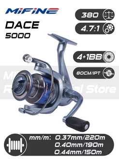 Катушка рыболовная DACE 5000F, 4+1 подшипник