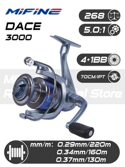 Катушка рыболовная DACE 3000F, 4+1 подшипник