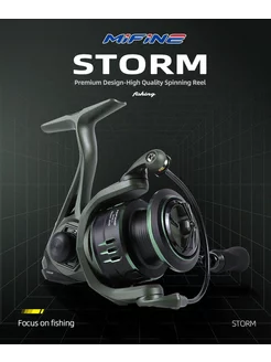 Катушка рыболовная STORM 4000F 6+1 подшипник