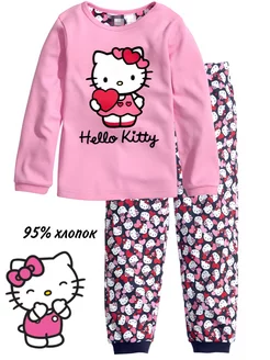 Пижама детская хлопковая Hello Kitty