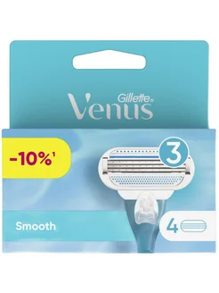 Сменные кассеты Venus Smooth, 4 кассеты