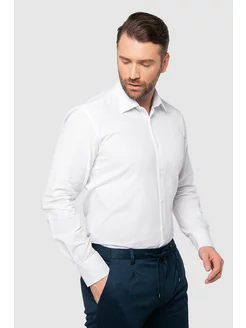 Рубашка с длинным рукавом slim fit