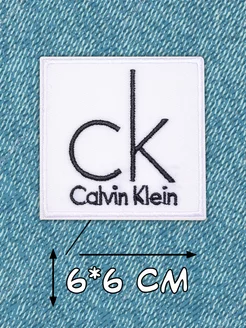 Термонаклейка Calvin Klein нашивка бренд на одежду Патч