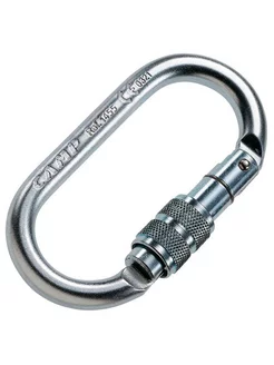 Карабин стальной Oval Steel Lock