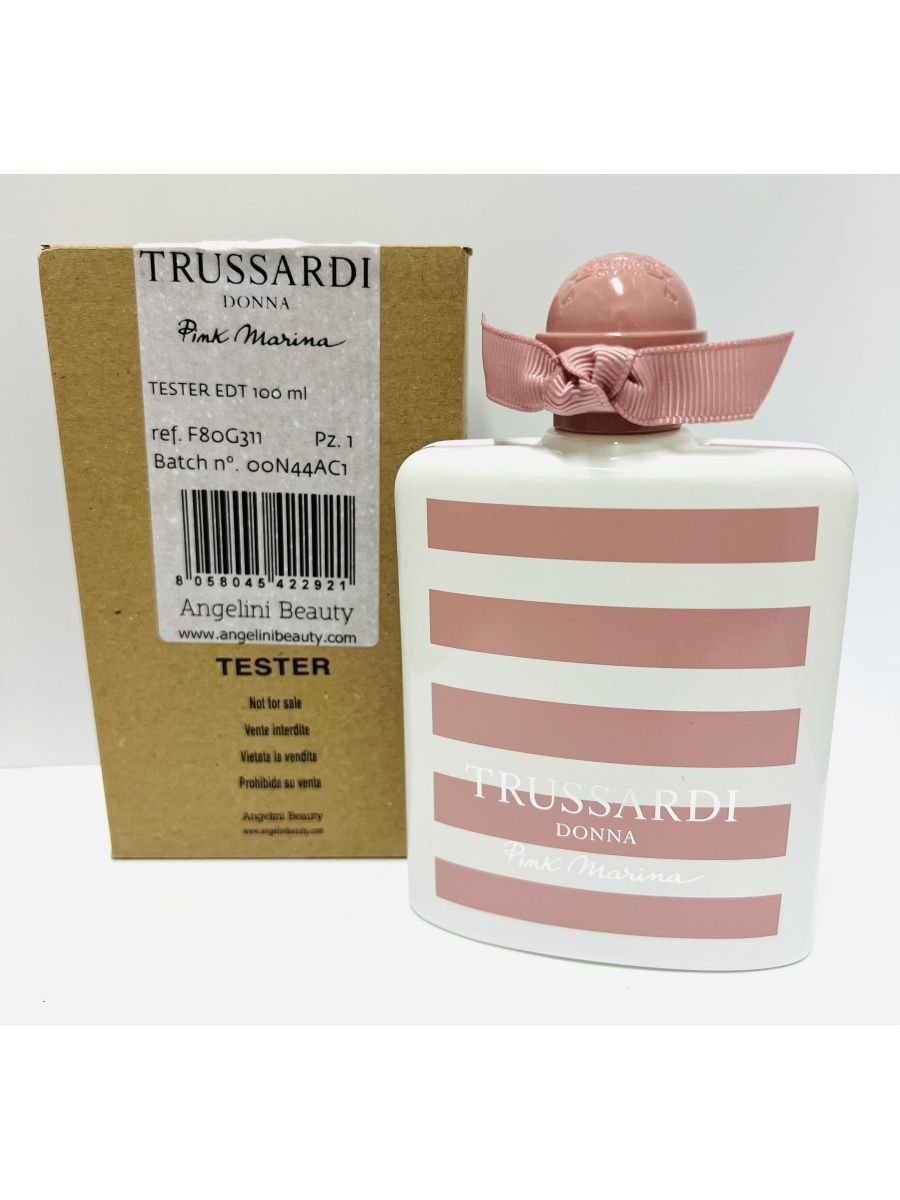 Trussardi Donna Pink Marina 100 мл. Trussardi Donna Pink Marina туалетная вода 100 мл тестер. Туалетная вода Donna Pink Marina.